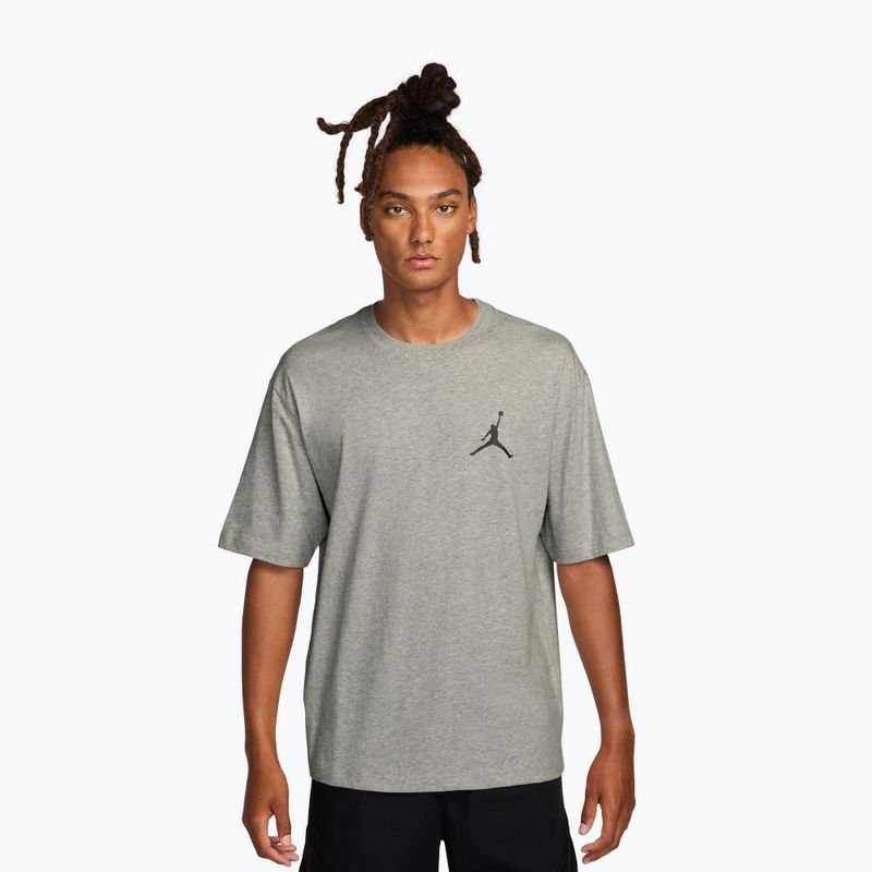 Men's T-shirt Jordan grey heather/black
