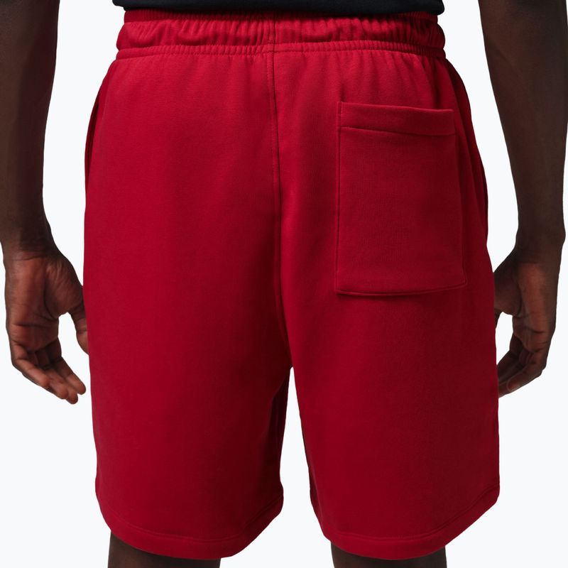 Men's shorts Jordan Fleece gym red/white 4