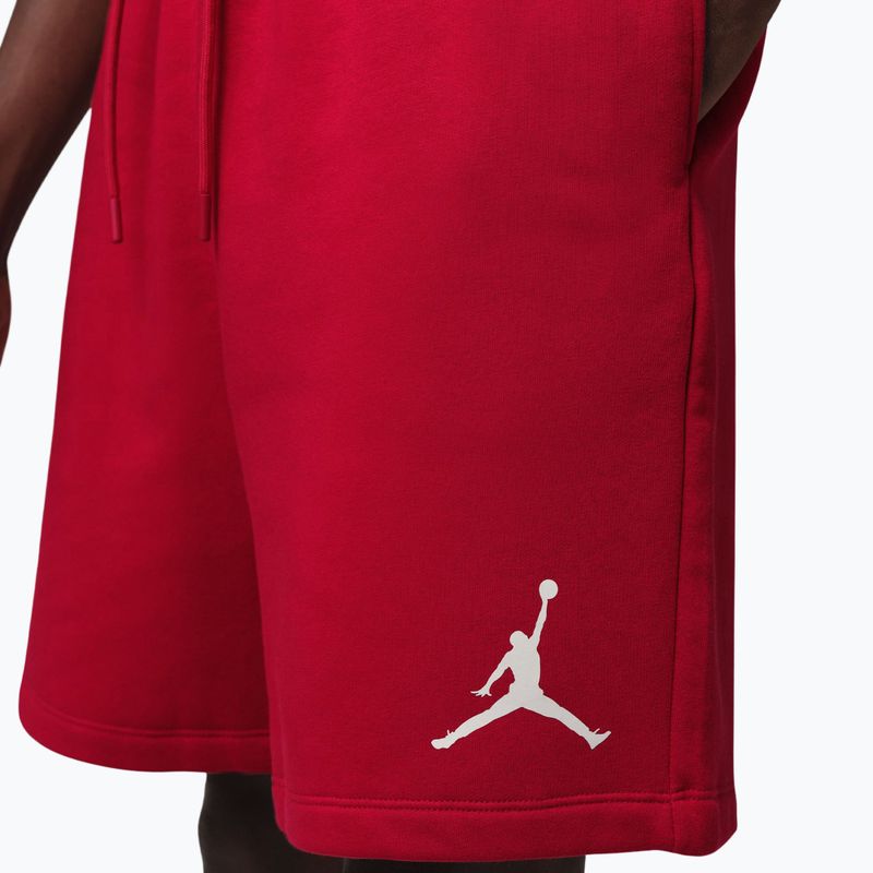 Men's shorts Jordan Fleece gym red/white 5