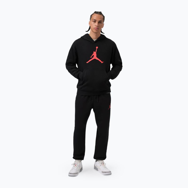 Men's trousers Jordan black/gym red 2