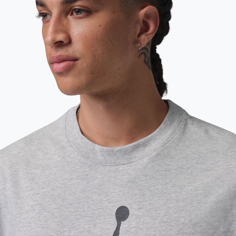 Men's T-shirt Nike Jordan grey heather/black 4