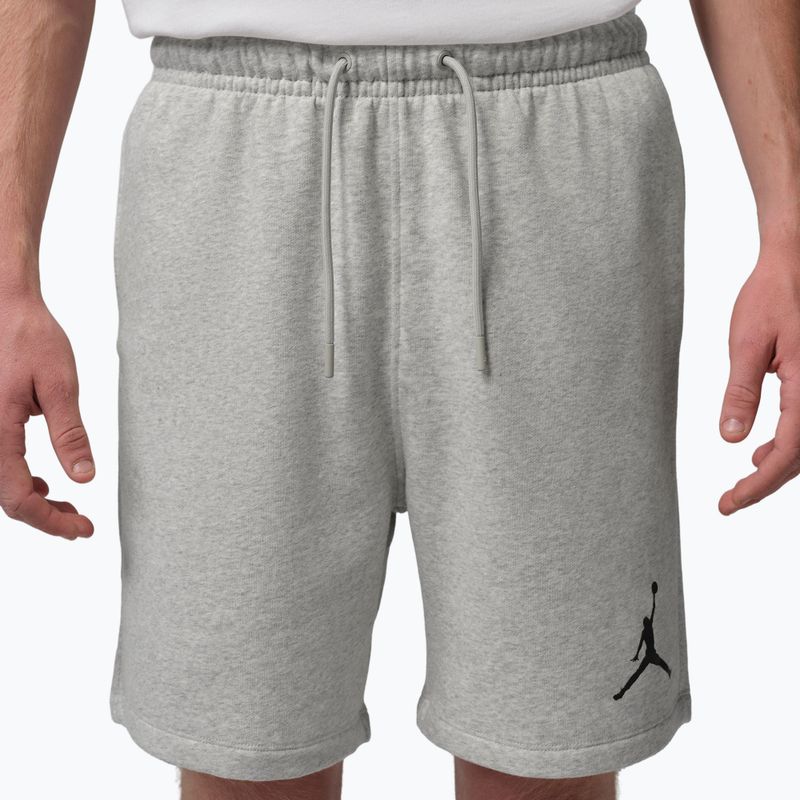 Men's shorts Jordan Fleece grey heather/black 3