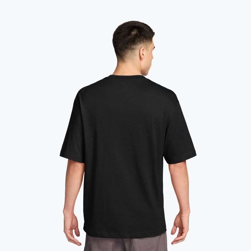 Men's T-shirt  Jordan black/gym red 2