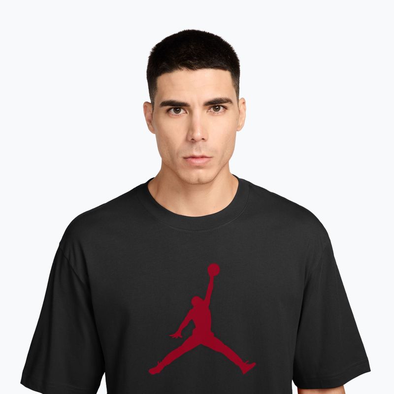 Men's T-shirt  Jordan black/gym red 3
