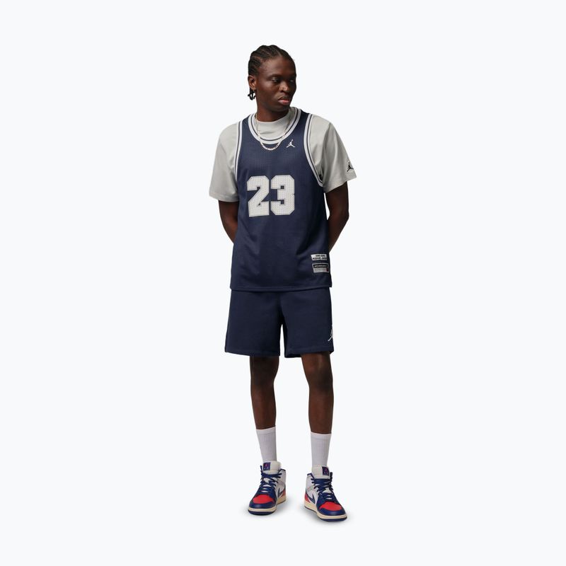 Men's shorts Jordan Fleece midnight navy/white 2