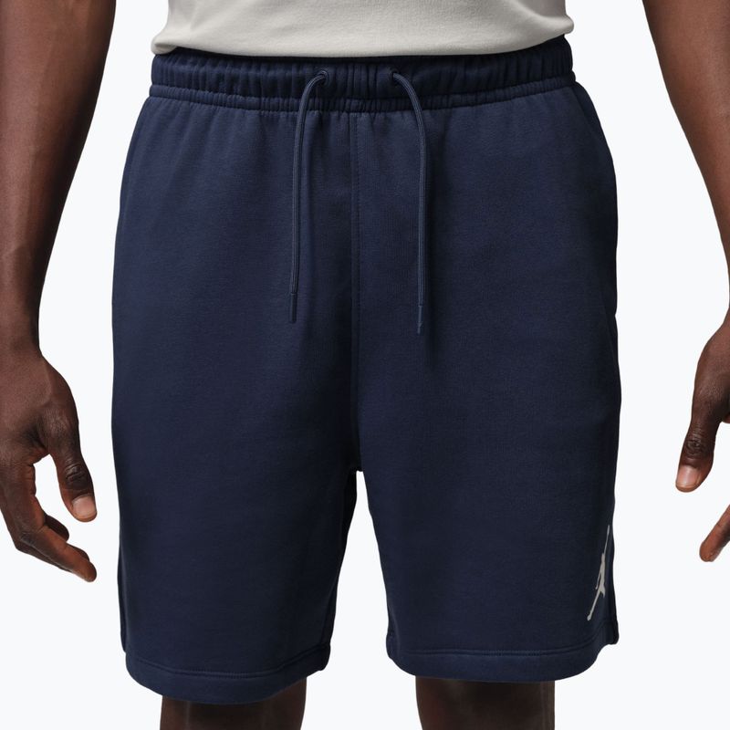 Men's shorts Jordan Fleece midnight navy/white 3