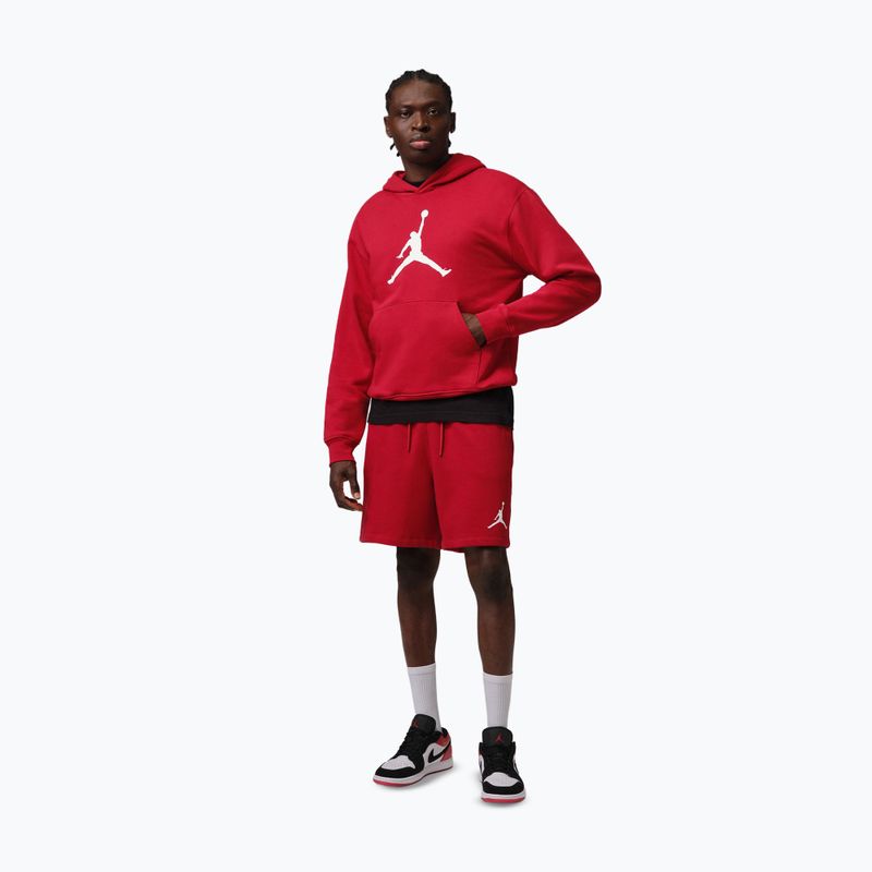 Men's sweatshirt Nike Jordan Pullover Hoodie gym red/white 2