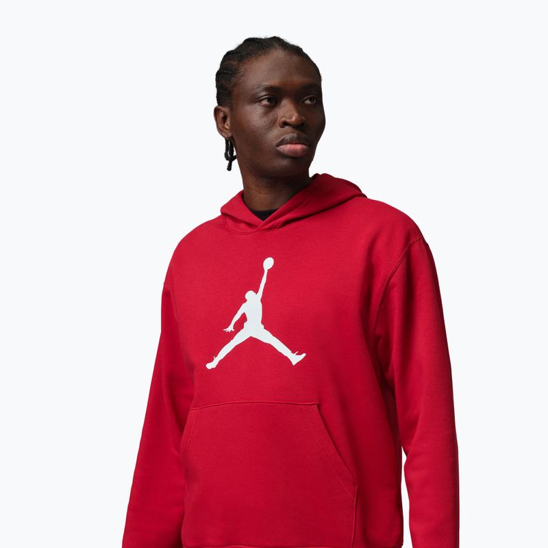 Men's sweatshirt Nike Jordan Pullover Hoodie gym red/white 3