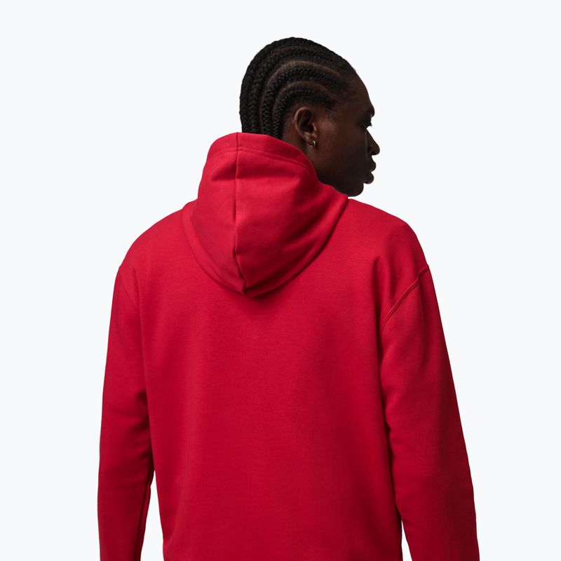 Men's sweatshirt Nike Jordan Pullover Hoodie gym red/white 4