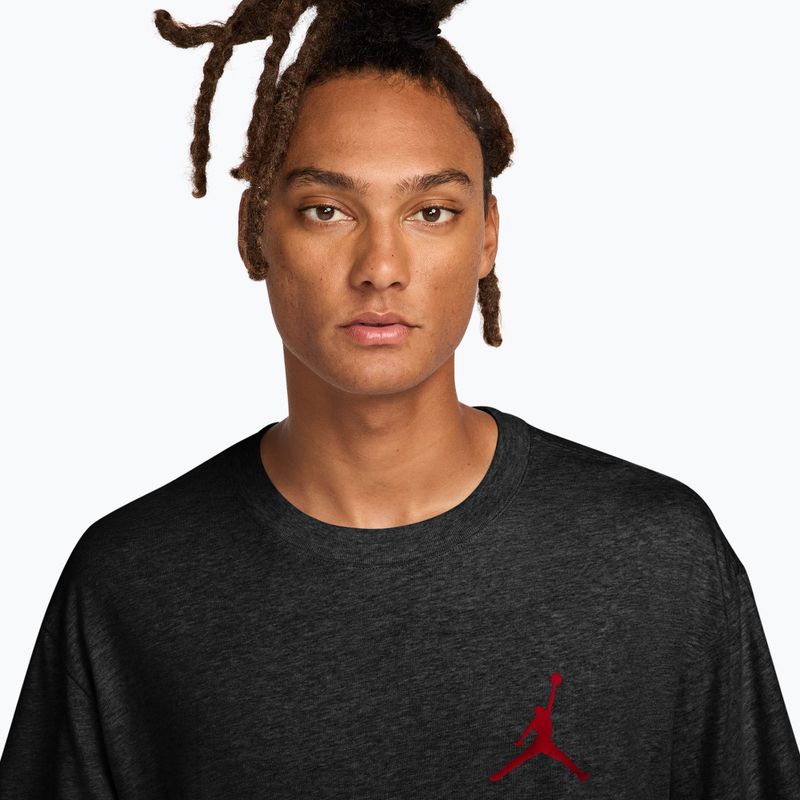 Men's T-shirt Nike Jordan black/gym red 3