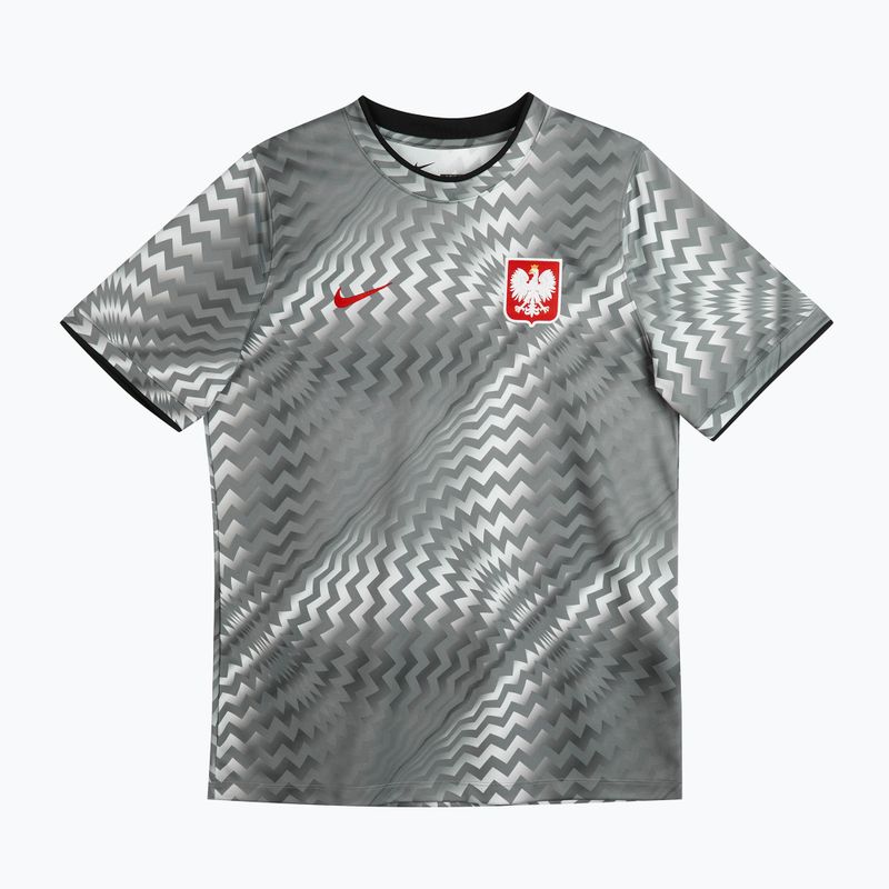 Men's football shirt Nike Dri-Fit Poland Pre-Match 2026 pure platinum/cool grey 3