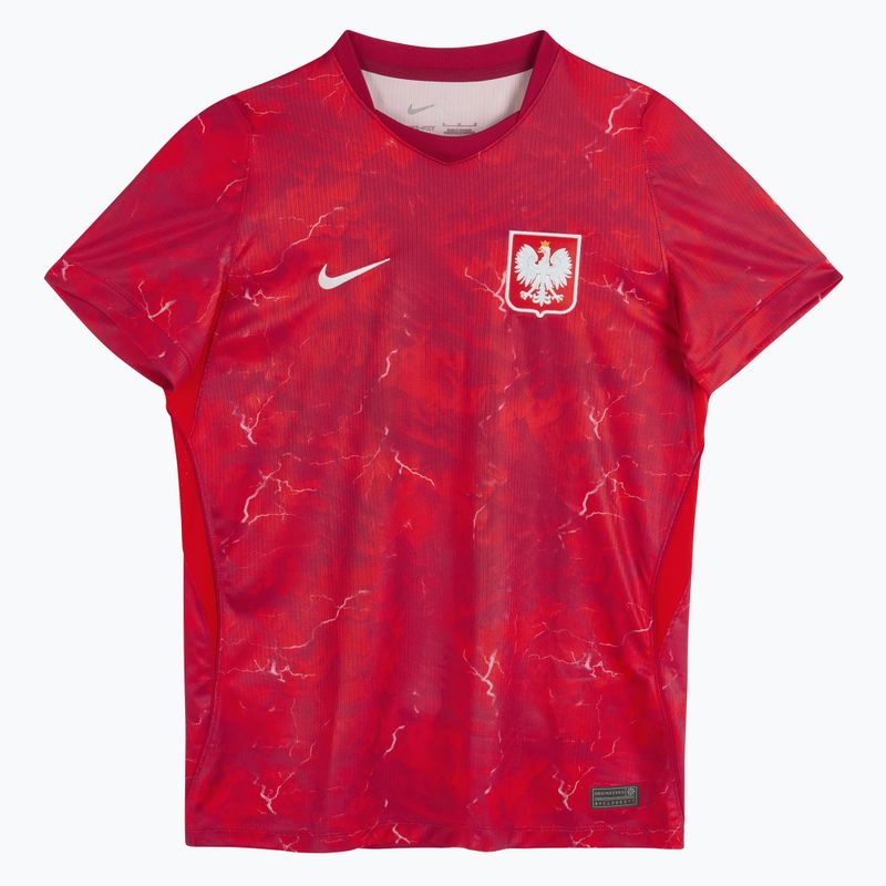 Women's football shirt Nike Dri-Fit Poland Stadium Away 2026 noble red/sport red 3