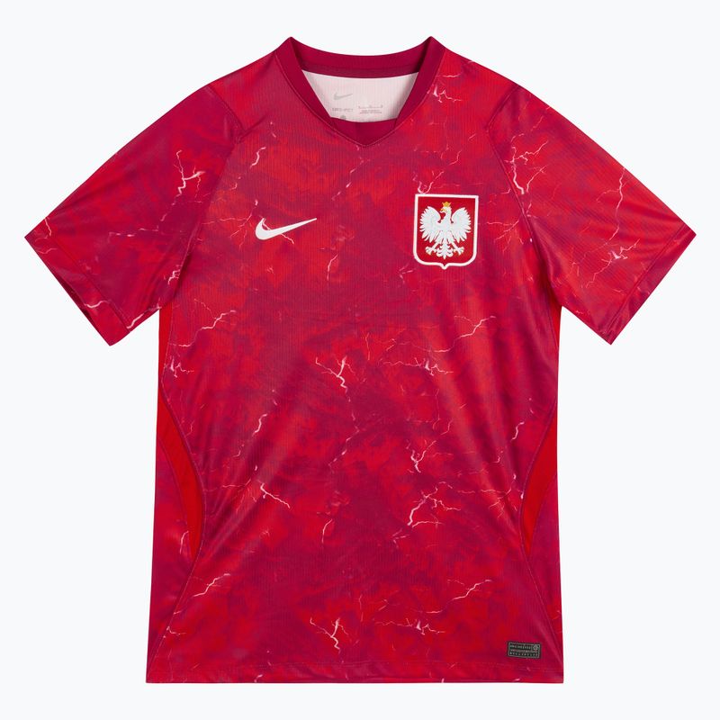 Men's football shirt Nike Dri-Fit Poland Stadium Away 2026 noble red/sport red 3