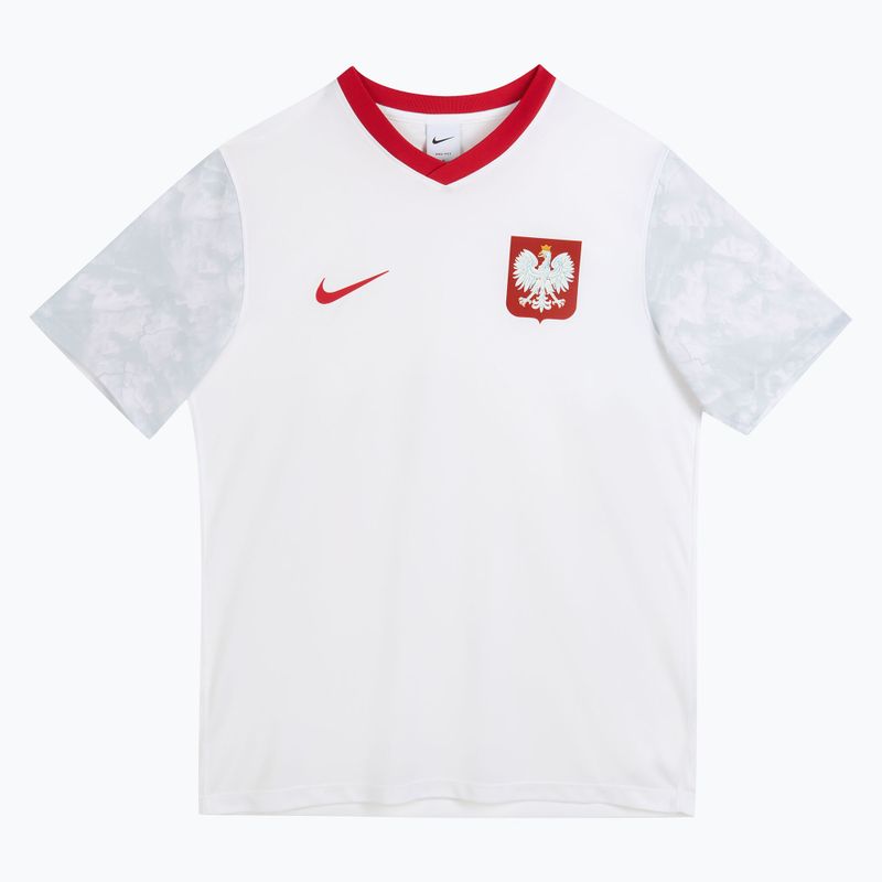 Men's football shirt Nike Dri-Fit Poland Home 2026 white/field silver 3