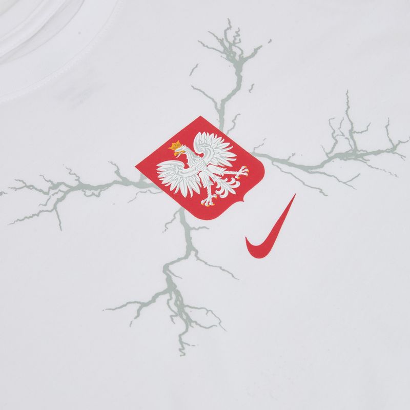 Men's football shirt Nike Graphic Poland white 3