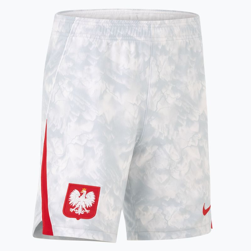 Men's football shorts Nike Dri-Fit Poland Stadium Home white/field silver 3