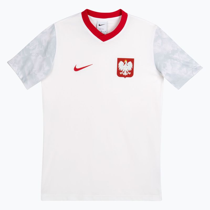 Children's football shirt Nike Dri-Fit Poland Home 2026 white/field silver 3