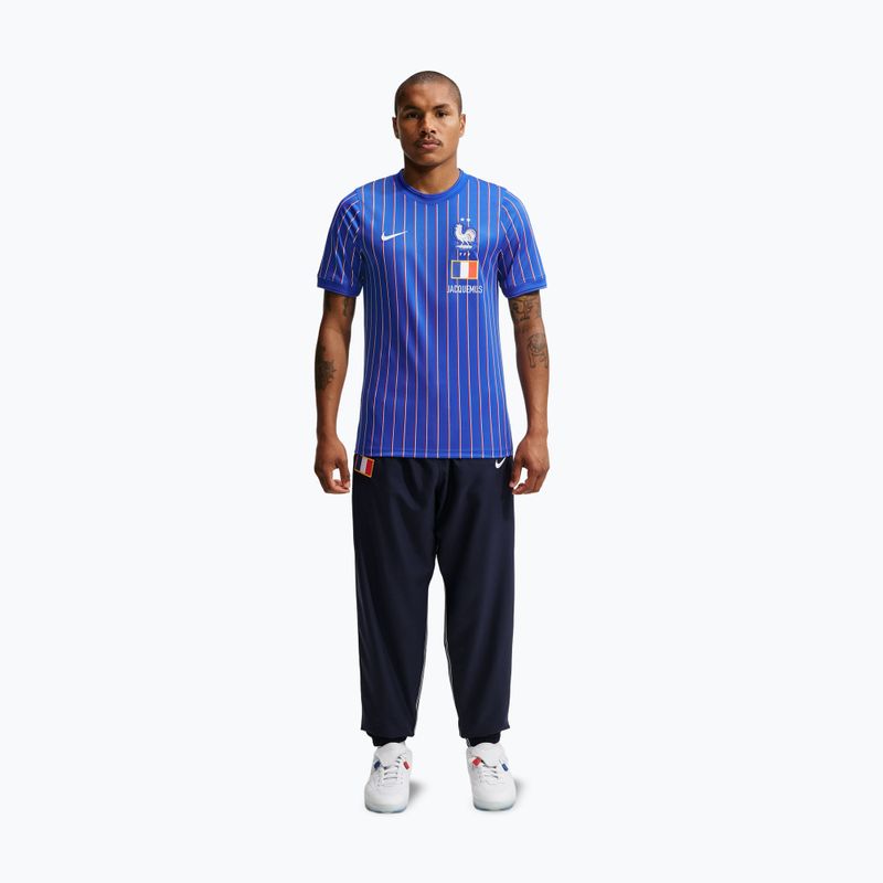 Men's football shirt Nike FFF Academy Pro Pre-Match game royal/university red/white 2