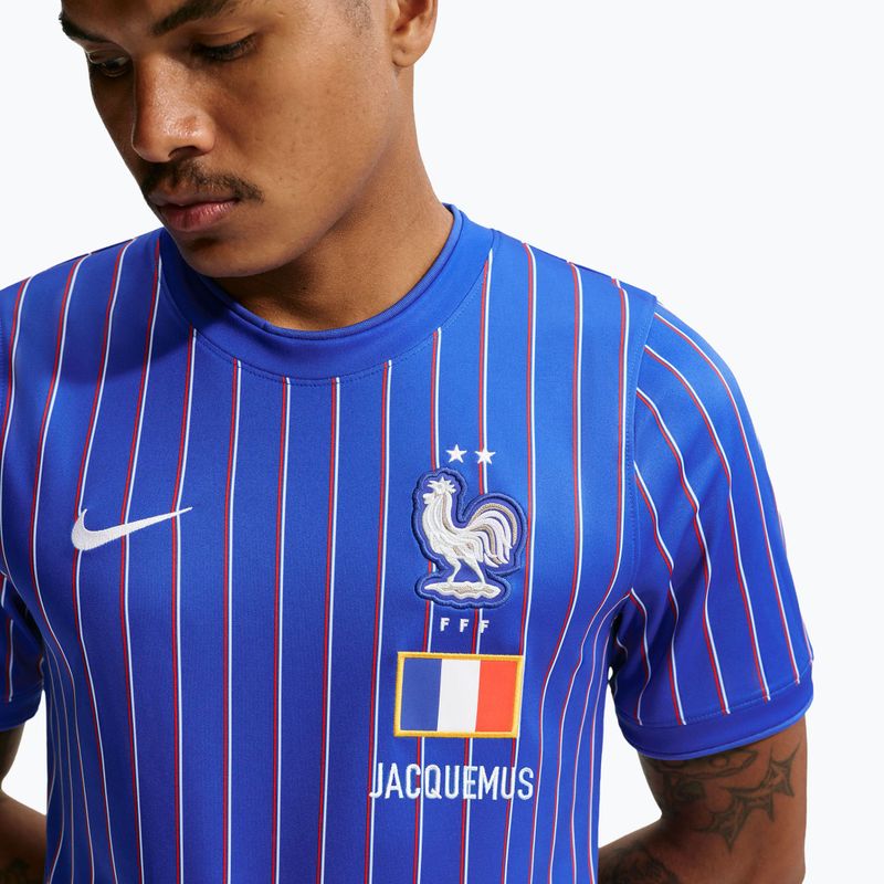 Men's football shirt Nike FFF Academy Pro Pre-Match game royal/university red/white 6