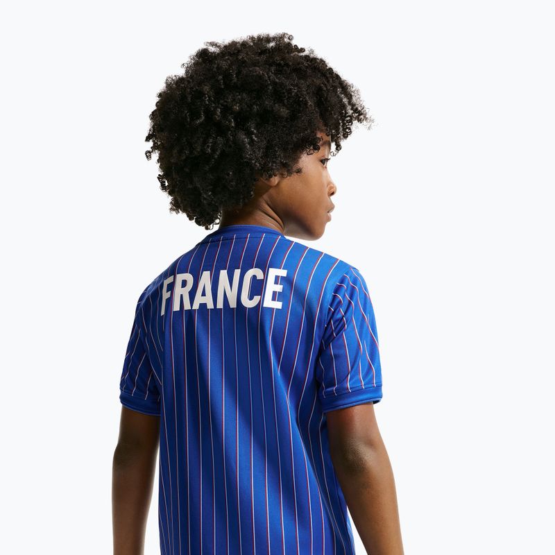 Children's football shirt Nike France Pre-Match game royal/university red/white 7
