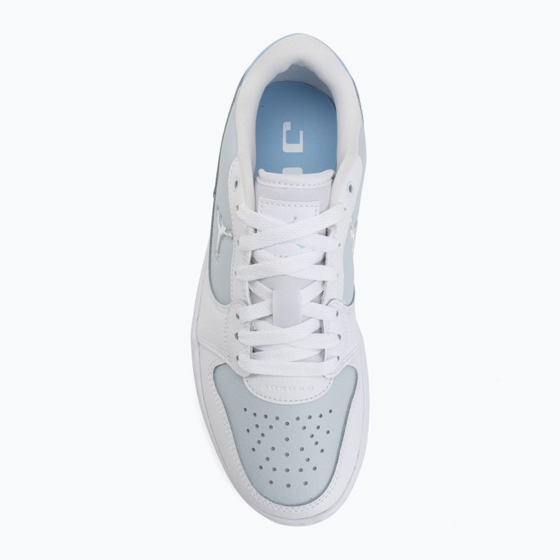 Women's shoes Jordan Court Connect Low white/aura/psychic blue 5