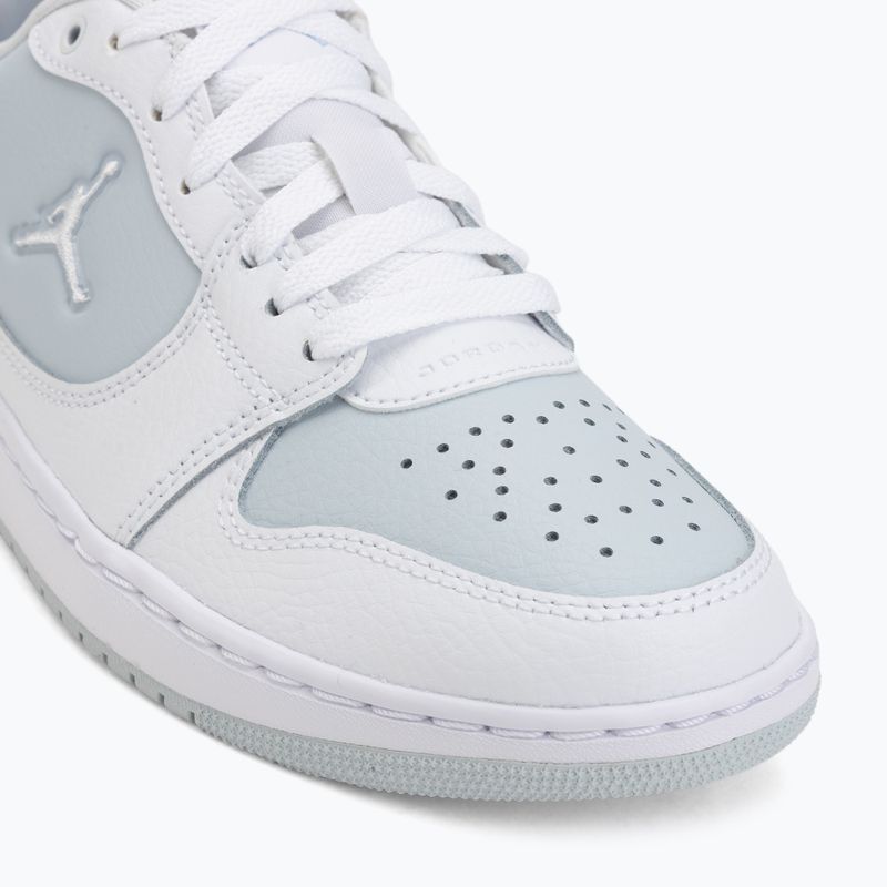 Women's shoes Jordan Court Connect Low white/aura/psychic blue 7