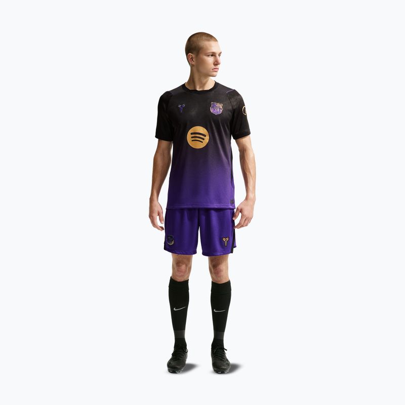 Men's football shorts Nike FC Barcelona 2026/27 Stadium Away field purple/black/black 2