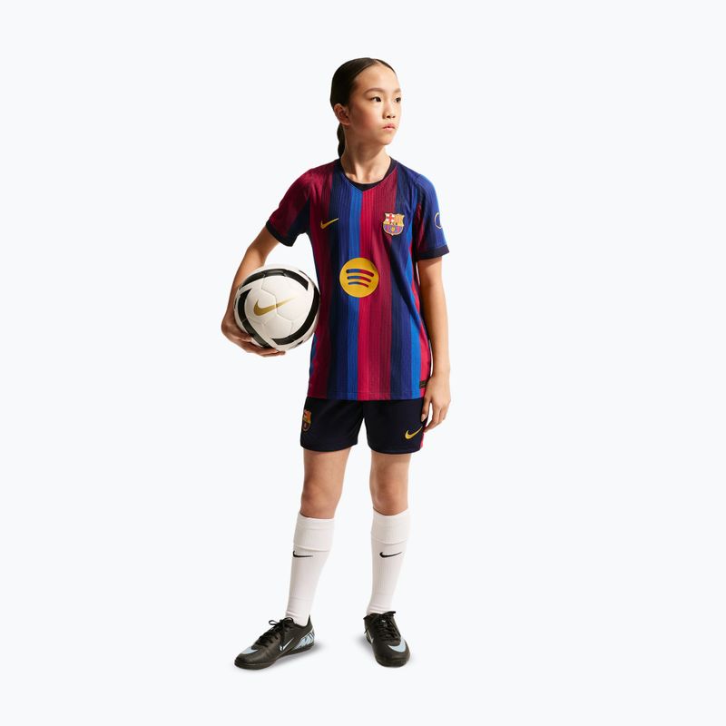 Children's football shirt Nike FC Barcelona Dri-Fit ADV Match deep garnet/blue void 5