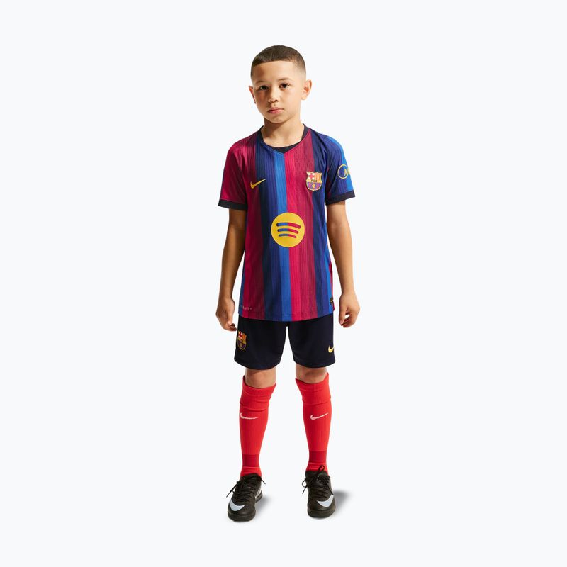 Children's football shirt Nike FC Barcelona Dri-Fit ADV Match deep garnet/blue void 6