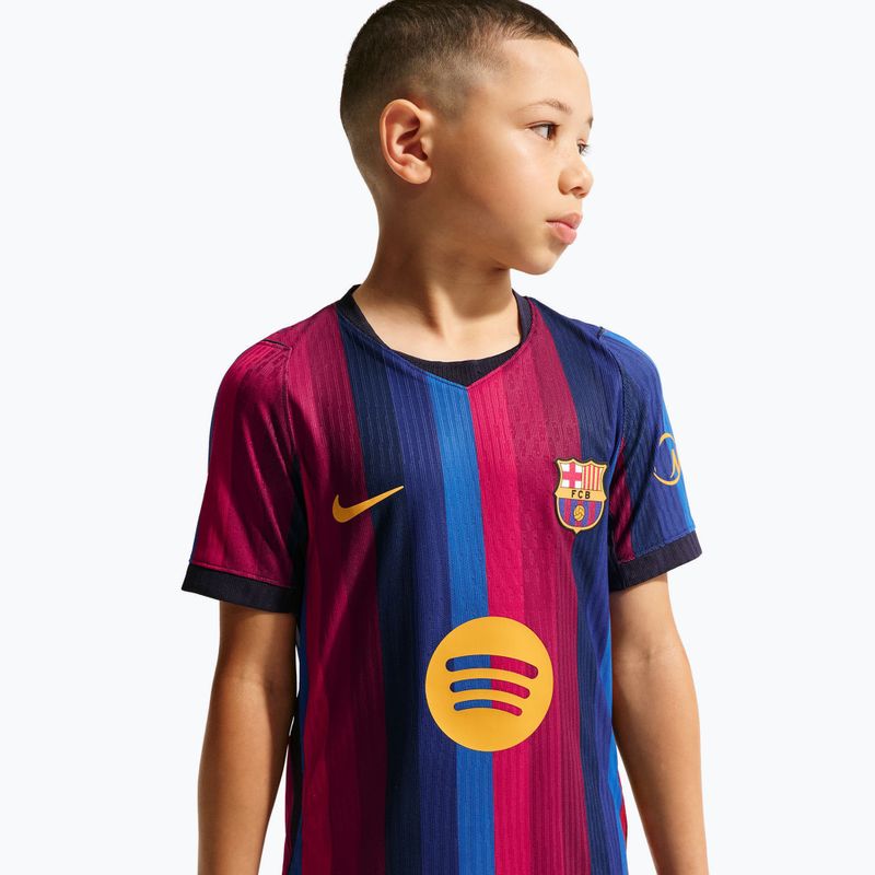 Children's football shirt Nike FC Barcelona Dri-Fit ADV Match deep garnet/blue void 8