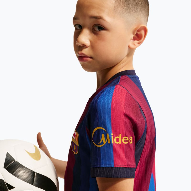 Children's football shirt Nike FC Barcelona Dri-Fit ADV Match deep garnet/blue void 10
