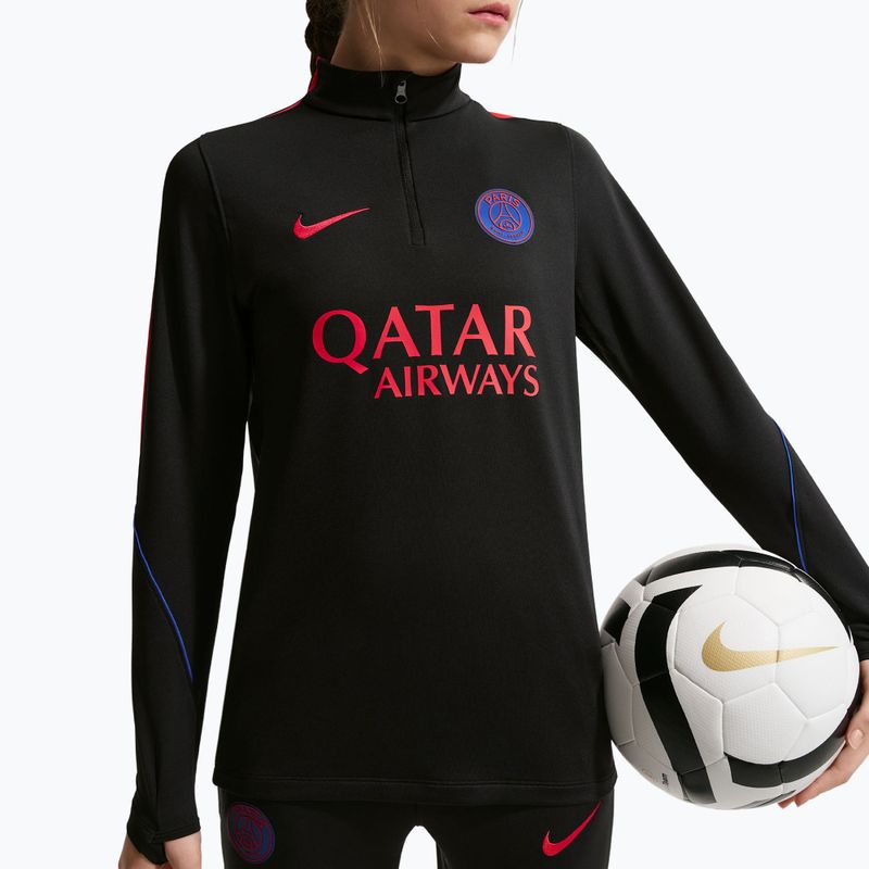 Children's football sweatshirt Nike Paris Saint-Germain Strike Dri-Fit Soccer Knit Drill Top black/global red/global red 4