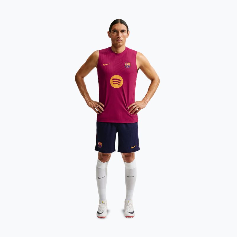 Children's football shorts Nike FC Barcelona Dri-Fit ADV Strike Elite blackened blue/noble red/mineral yellow 2