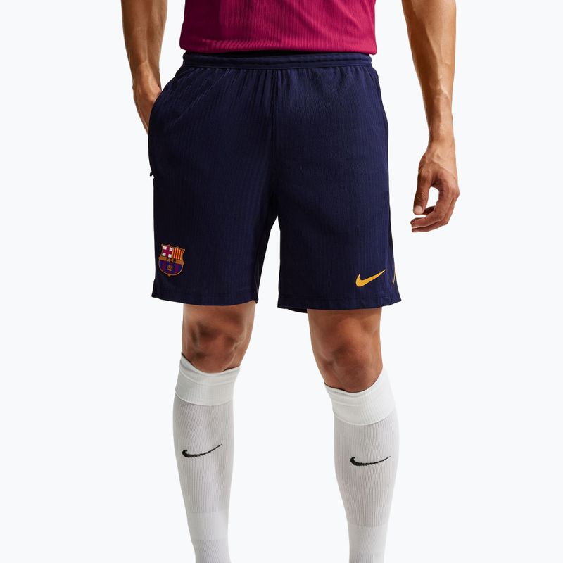Children's football shorts Nike FC Barcelona Dri-Fit ADV Strike Elite blackened blue/noble red/mineral yellow 5
