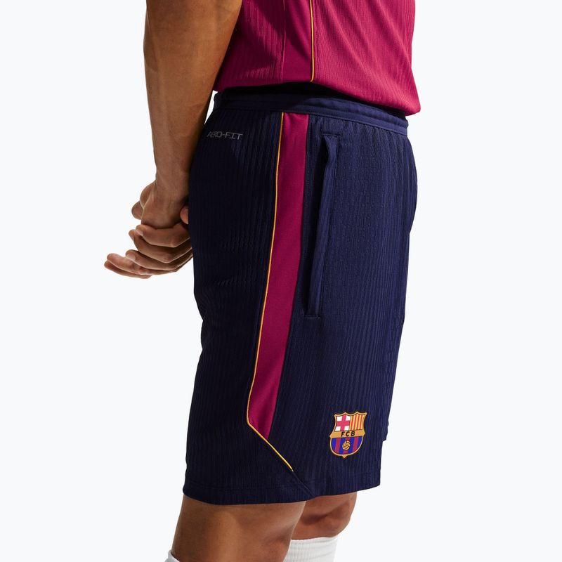 Children's football shorts Nike FC Barcelona Dri-Fit ADV Strike Elite blackened blue/noble red/mineral yellow 6