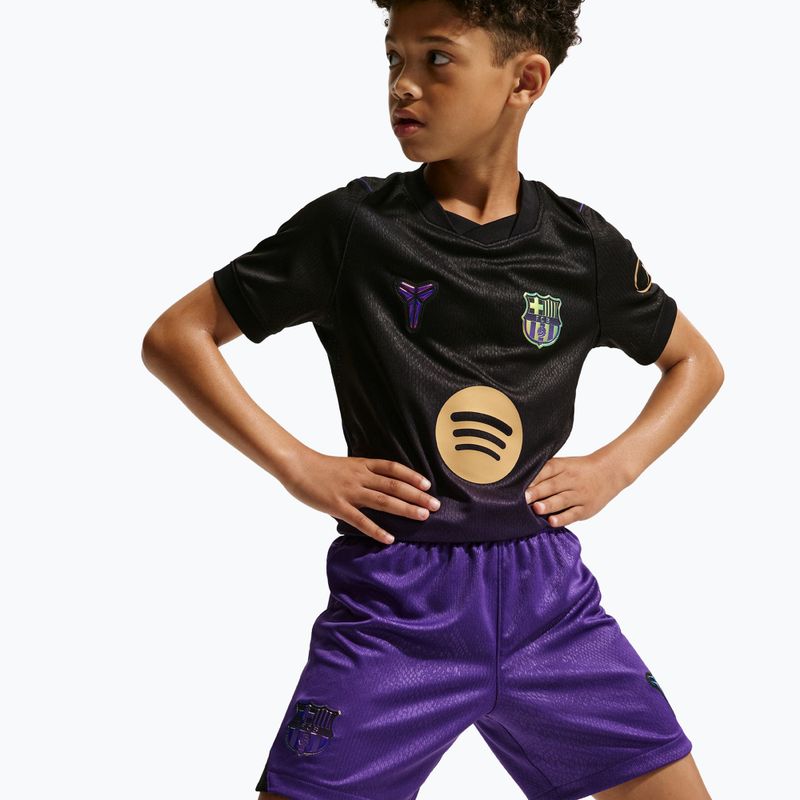 Children's football shorts Nike FC Barcelona 2026/27 Stadium Away field purple/black/black 6