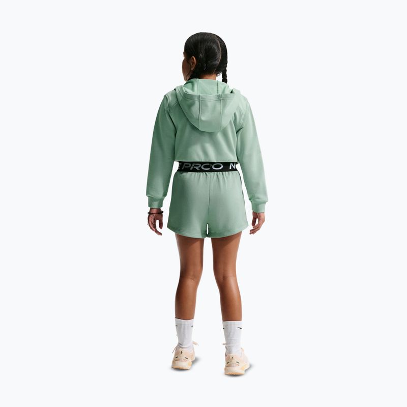 Nike Pro Fleece children's shorts Dri-Fit steam/steam/black/white 3