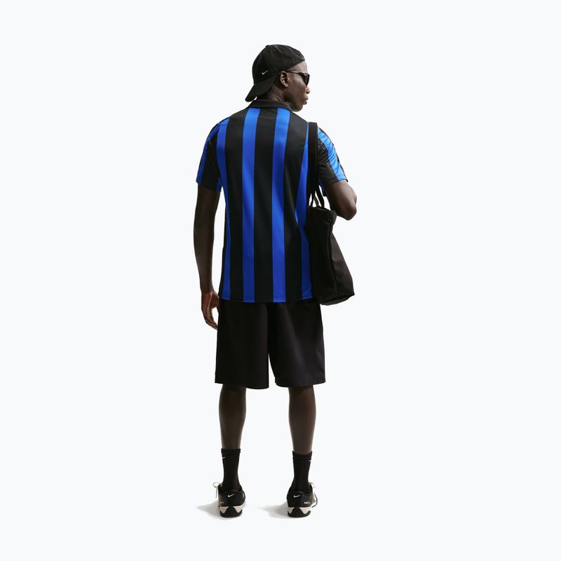 Men's football shirt Nike Inter Milan Dri-Fit Stadium Home lyon blue/black/university gold 2