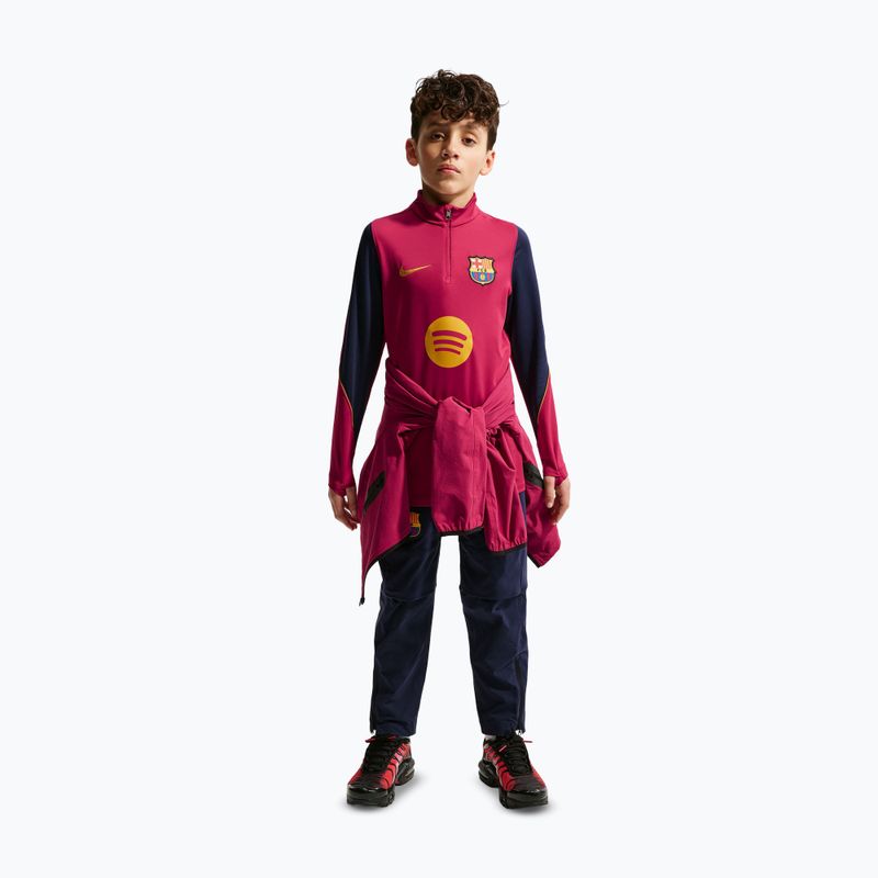 Children's football sweatshirt Nike FC Barcelona Strike Dri-Fit Soccer Knit Drill Top 3