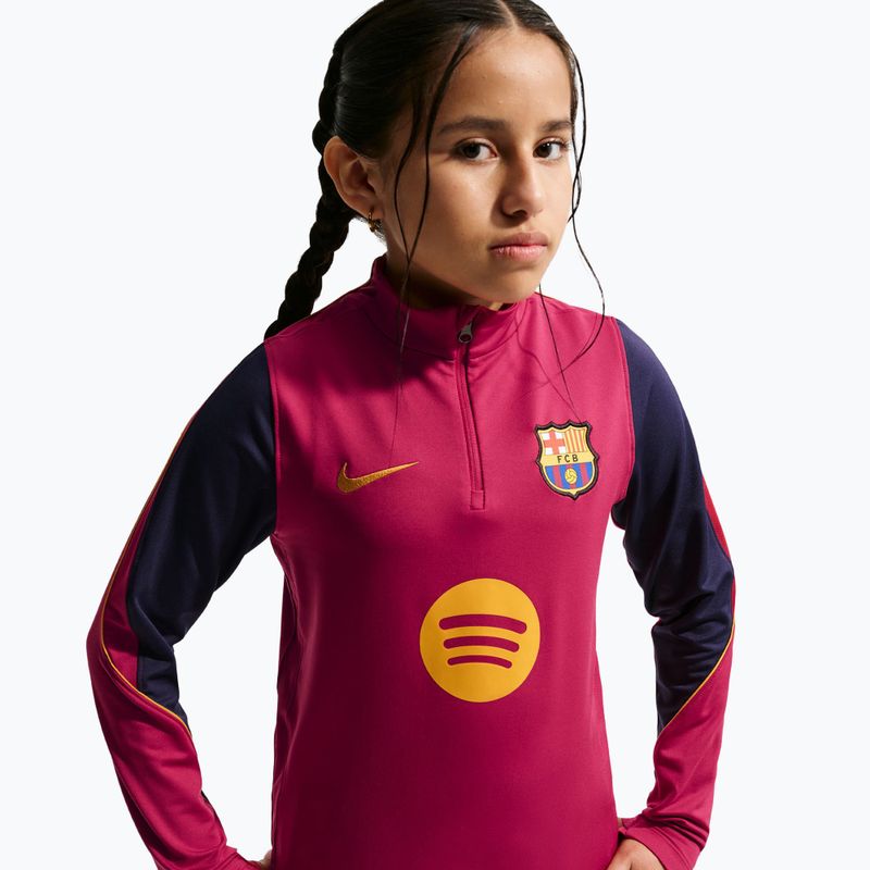 Children's football sweatshirt Nike FC Barcelona Strike Dri-Fit Soccer Knit Drill Top 4
