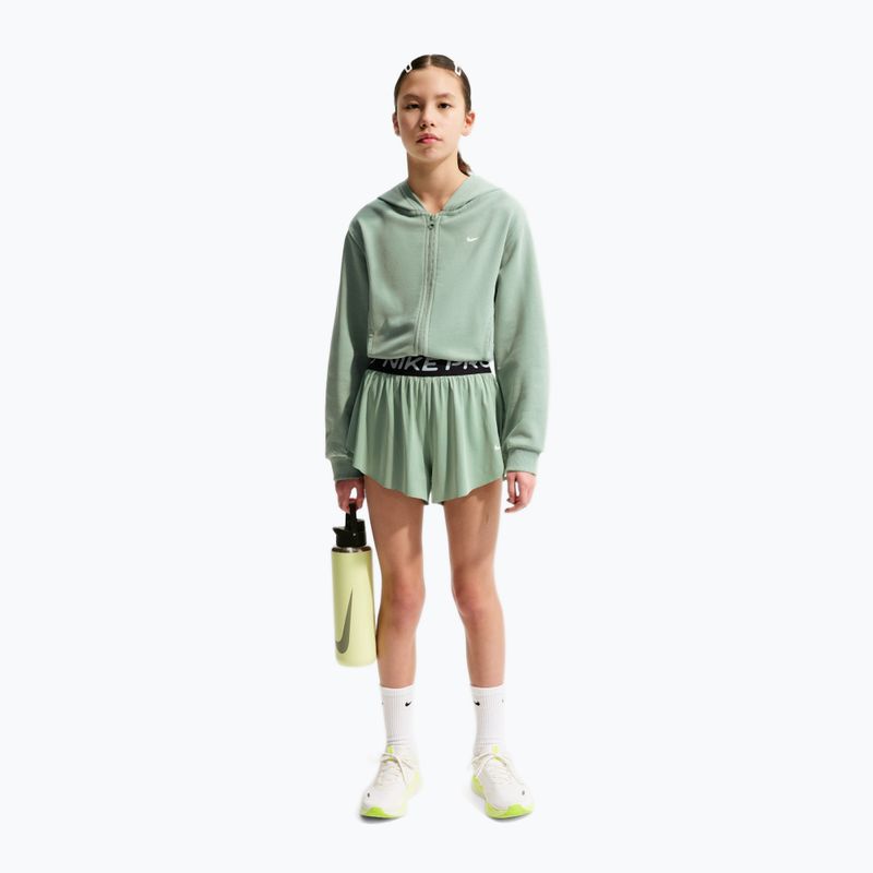 Children's shorts Nike Pro Dri-Fit 2in1 steam/black/white 2