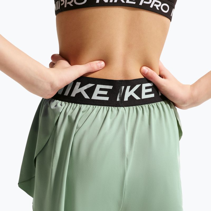 Children's shorts Nike Pro Dri-Fit 2in1 steam/black/white 5