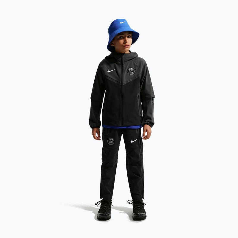 Children's football jacket Nike Paris Saint-Germain Tech Full Zip black/anthracite/white 2