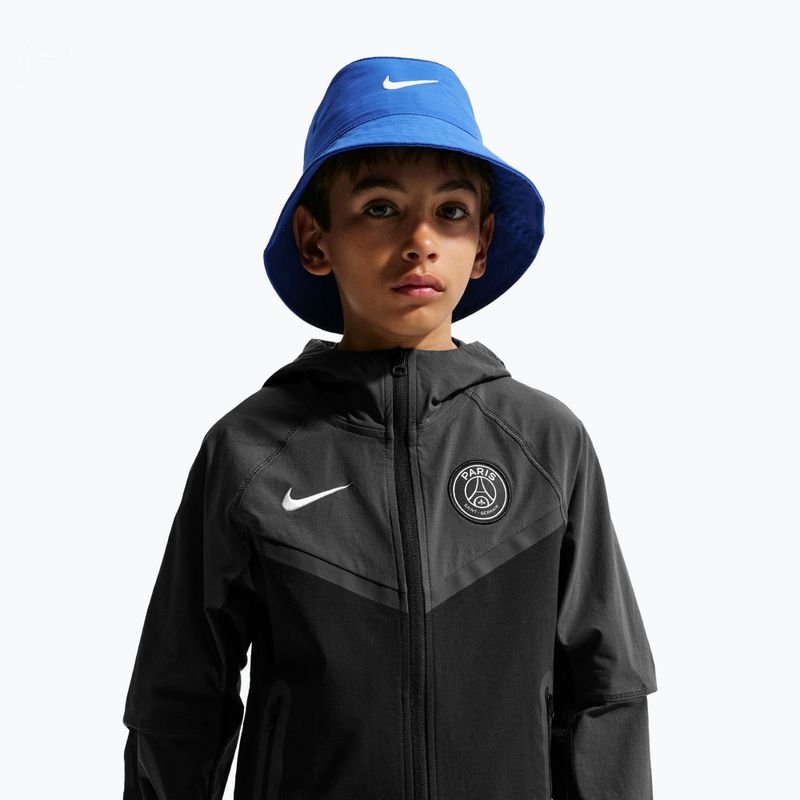 Children's football jacket Nike Paris Saint-Germain Tech Full Zip black/anthracite/white 4