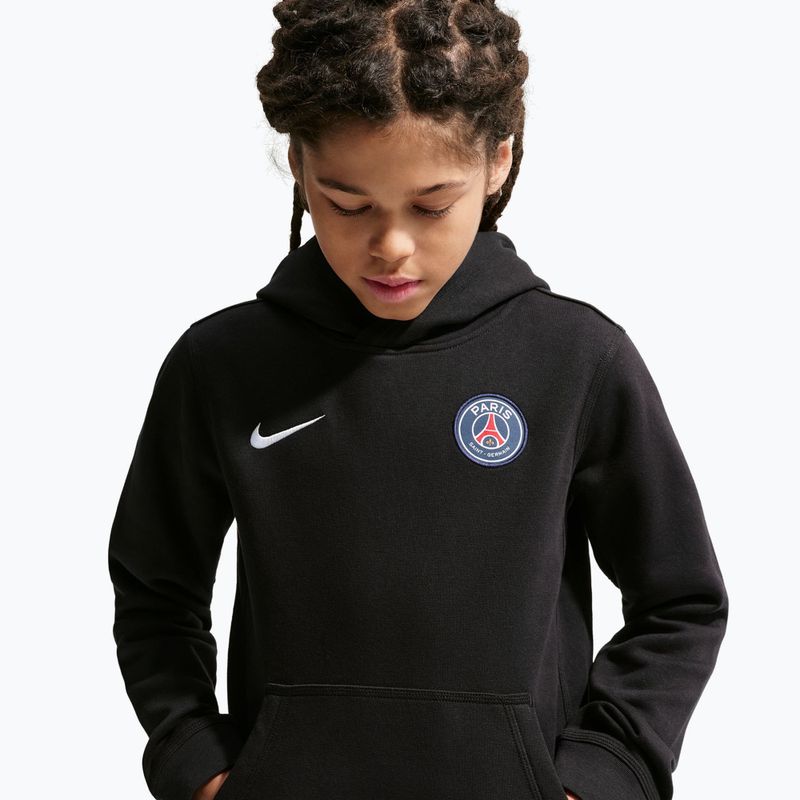 Children's sweatshirt Nike Paris Saint-Germain Club black/white 4