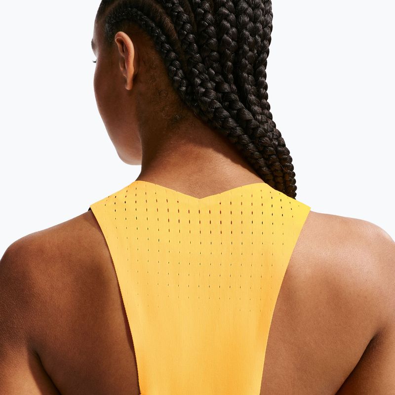 Women's running top Nike AeroSwift Dri-Fit ADV Singlet laser orange/black 5