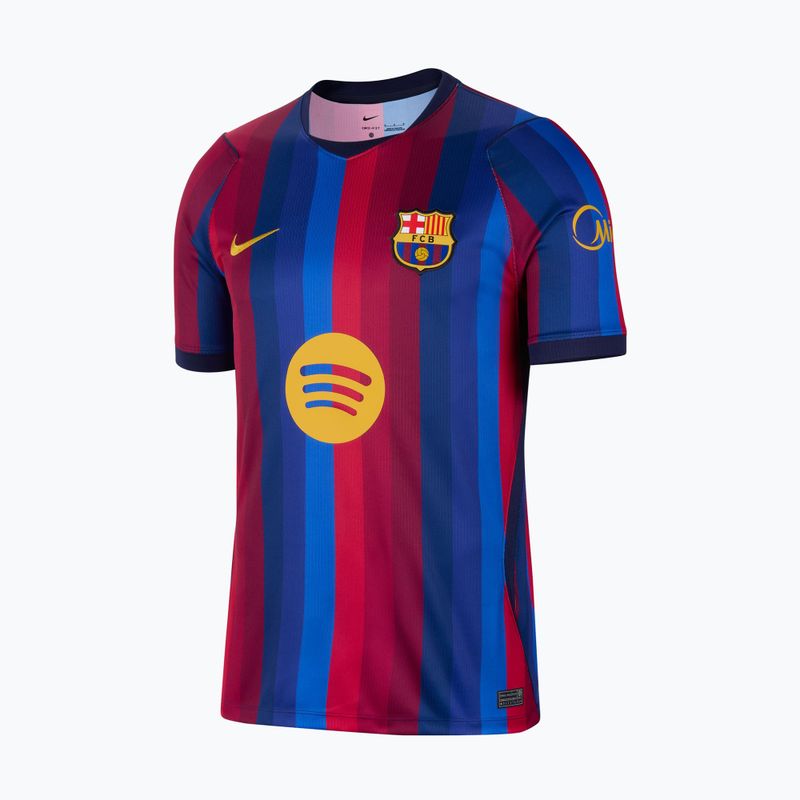 Men's football shirt Nike FC Barcelona Dri-Fit Stadium Home deep garnet/blue void/mineral yellow 7