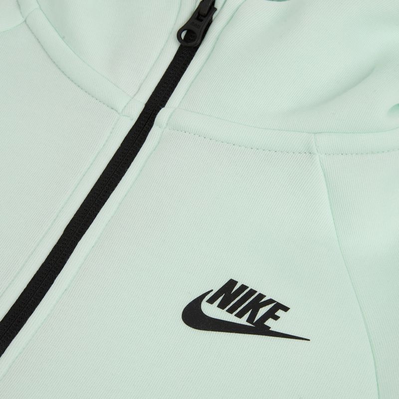 Children's sweatshirt Nike Sportswear Tech Fleece Full Zip barely green/black/black 6