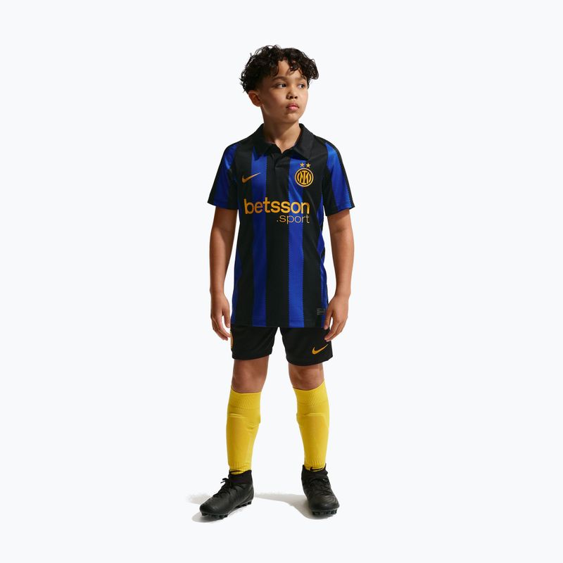 Children's football shirt Nike Inter Milan Dri-Fit Stadium Home lyon blue/black/university gold 6