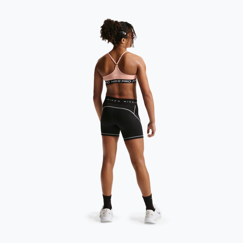 Children's training bra Nike Pro Indy arctic orange/black/white 3